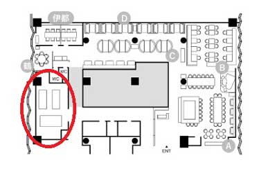 つるとんたん銀座のロケ部屋
