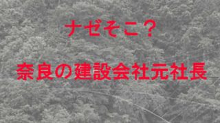 奈良の吊り橋に元社長が立つ