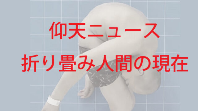 折り畳み人間の姿勢