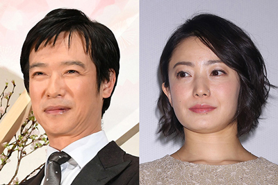 仲睦まじい菅野美穂と堺雅人